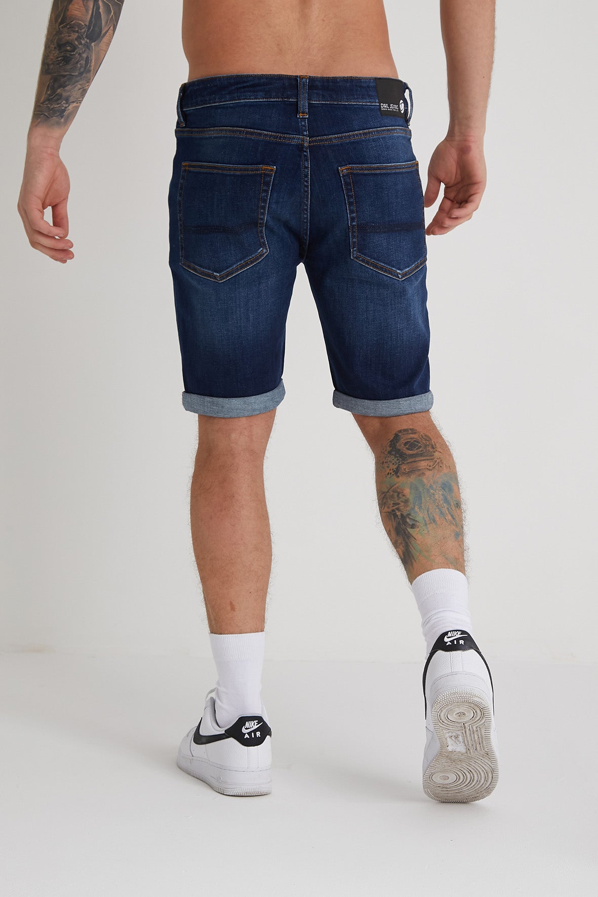 TEXAS Denim Short In DARK BLUE WASH - DML Jeans 