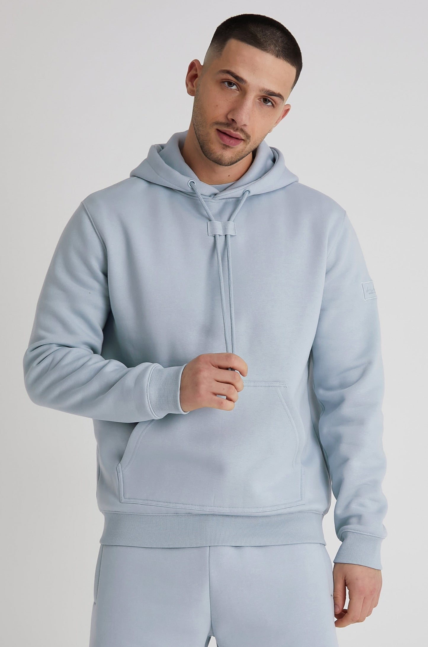 ALDO premium brushback fleece hoodie in CERULEAN - DML Jeans 