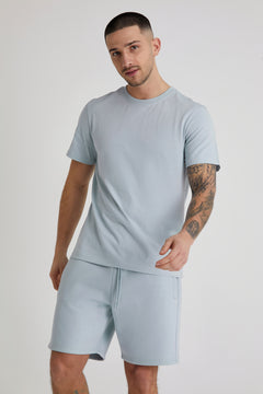 ASTON crew neck t-shirt in CERULEAN - DML Jeans 