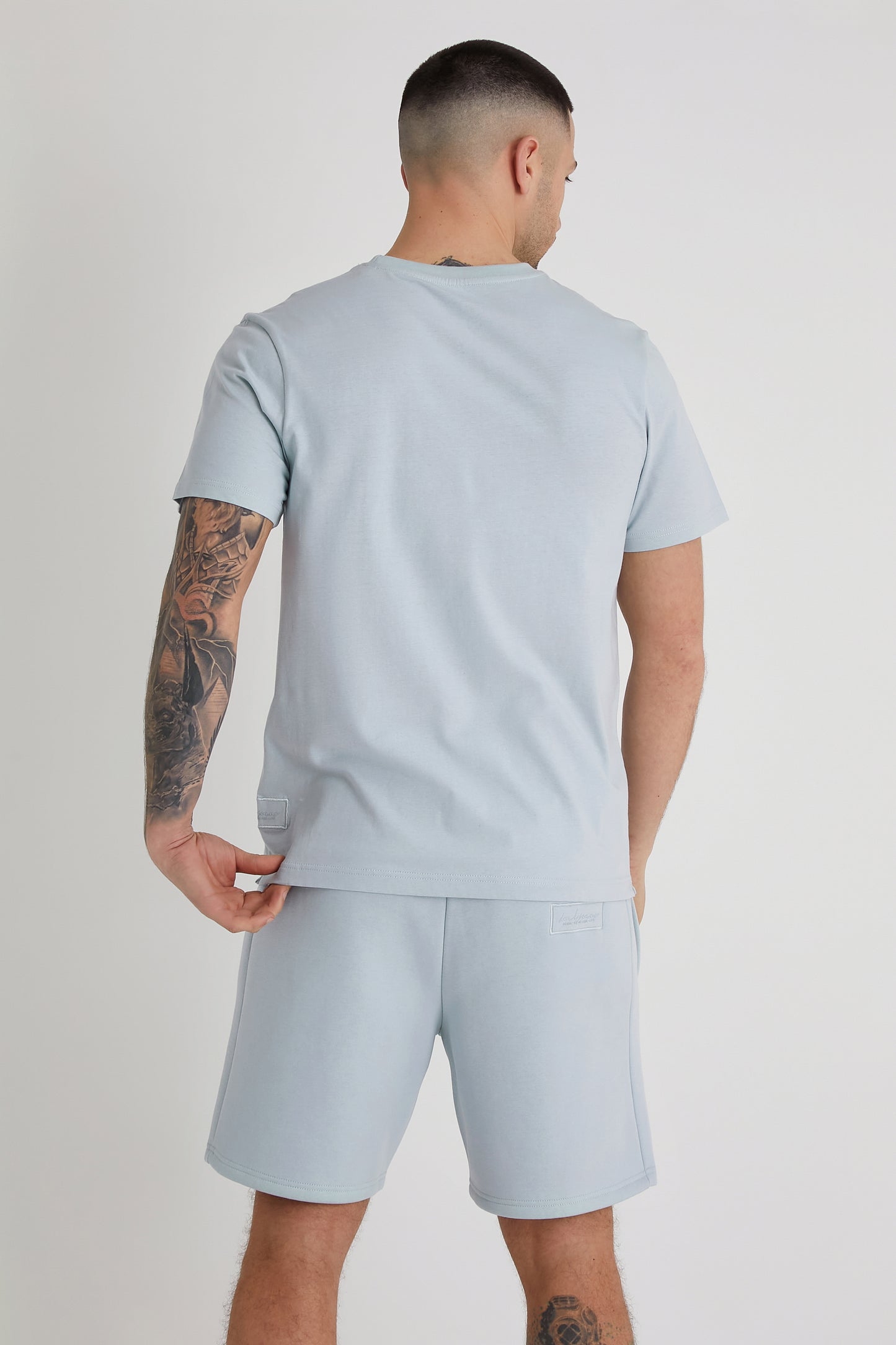 ASTON crew neck t-shirt in CERULEAN - DML Jeans 