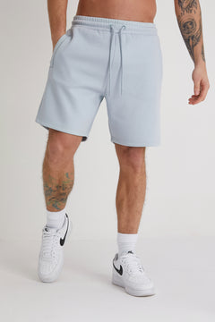 BANKS premium brushback fleece shorts in CERULEAN - DML Jeans 