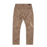 Cleveland slim fit mens chino in Mushroom