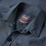 Chapel Dotty Yarn Overshirt Navy