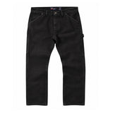 Brooks Worker-Hose mit lockerer Passform aus Canvas in Washed Black