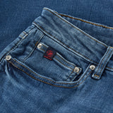 Florida Tapered Fit Jeans in Mittelblau