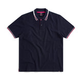 Hexam men's shorts sleeve pique polo - Navy