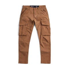 Lennon Cargo Trouser in Dark Tan