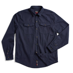 Manilla Canvas casual relaxed shirt Navy