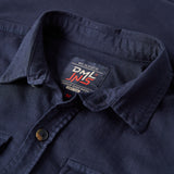 Manilla Canvas casual relaxed shirt Navy