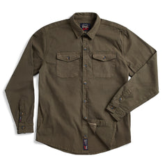 Manilla Canvas casual relaxed shirt Olive