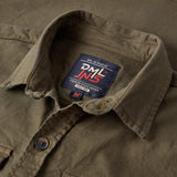 Manilla Canvas casual relaxed shirt Olive
