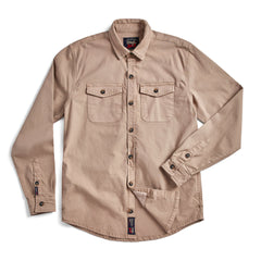 Manilla Canvas casual relaxed shirt Stone