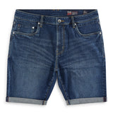 Rutland denim shorts in dark wash