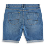 Rutland denim shorts in mid wash
