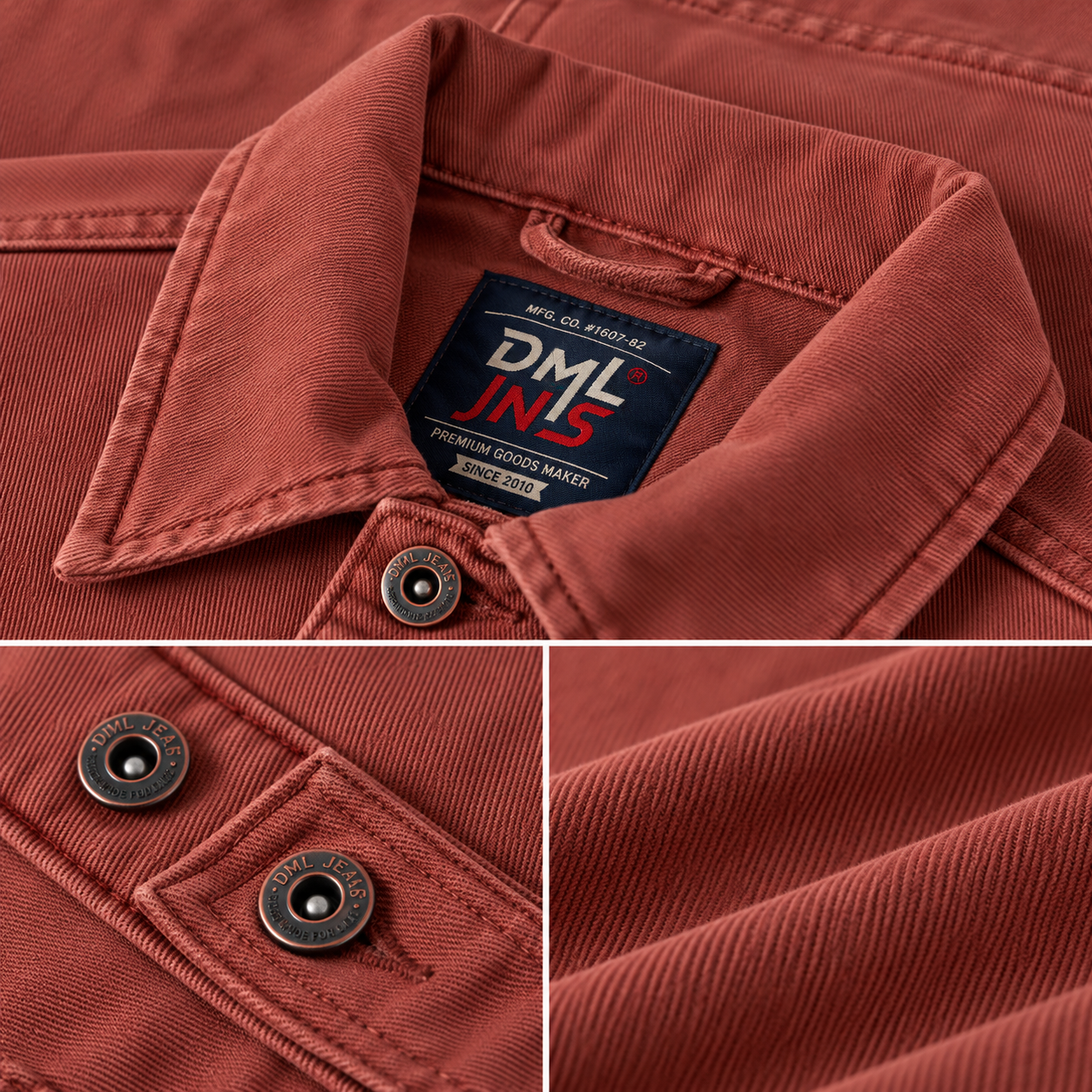 Pendle Trucker-Jacke in Rost