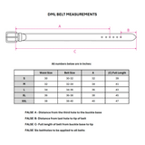 Henry mens leather belt - Black