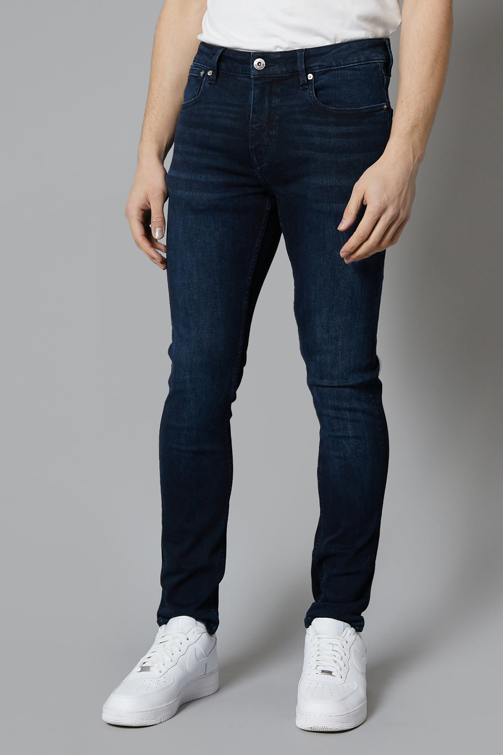 DML Jeans Nevada Skinny Fit Jeans In Ink Blue