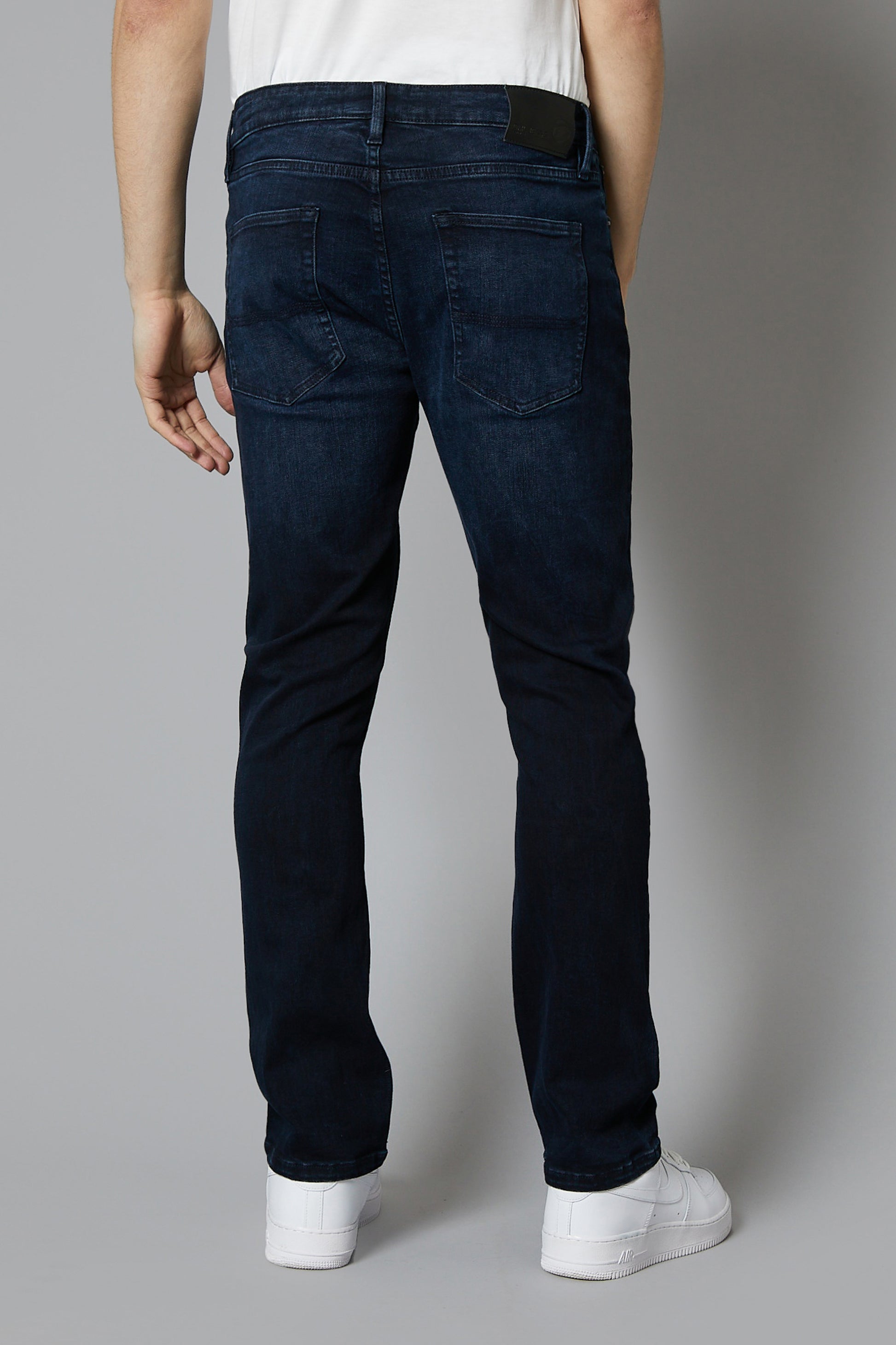 DML Jeans Alaska mens Ink Blue straight leg denim jeans back view