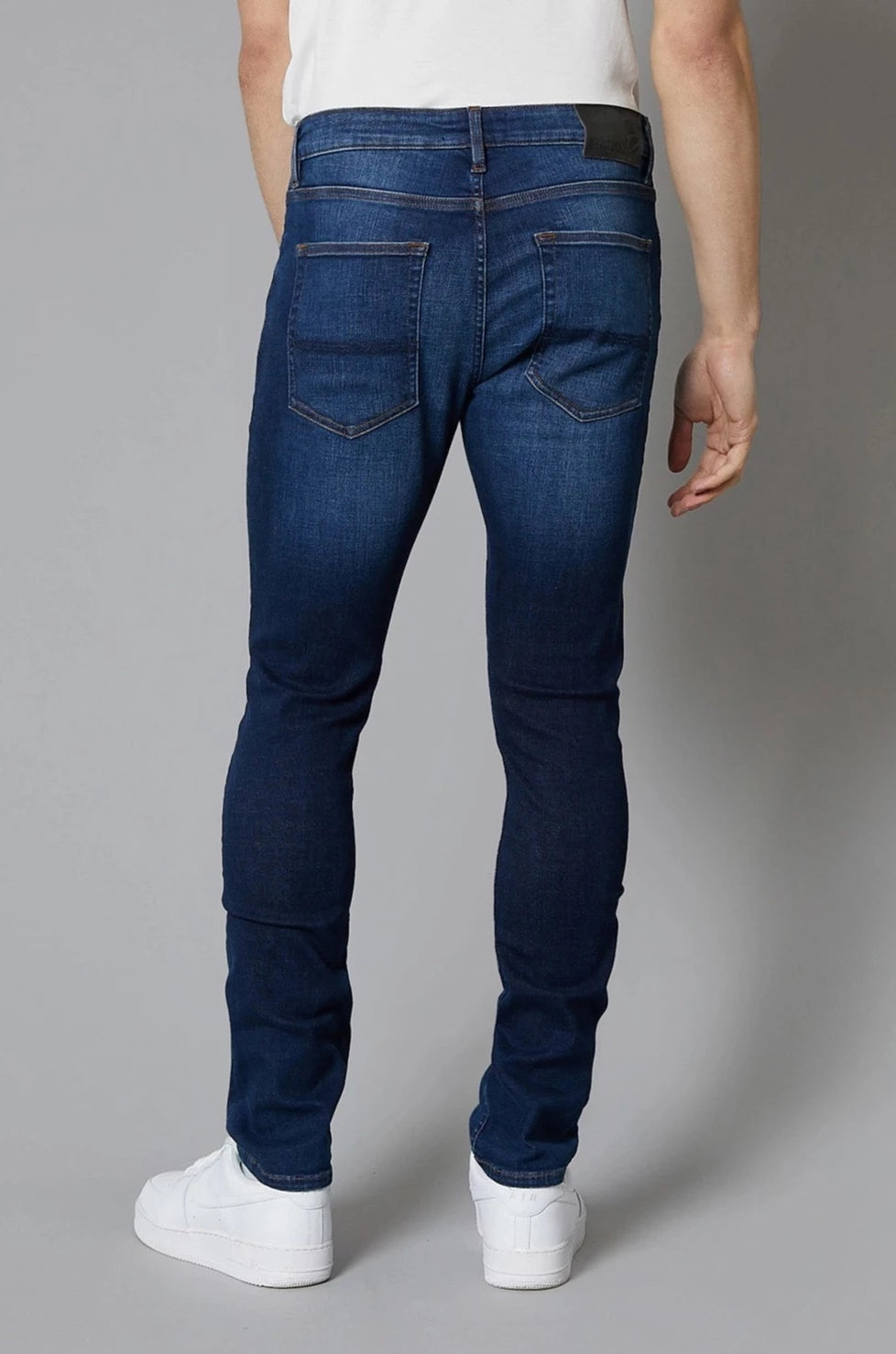 Deep blue cheap jeans