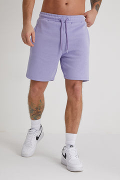 BANKS premium brushback fleece shorts in AMETHYST - DML Jeans 