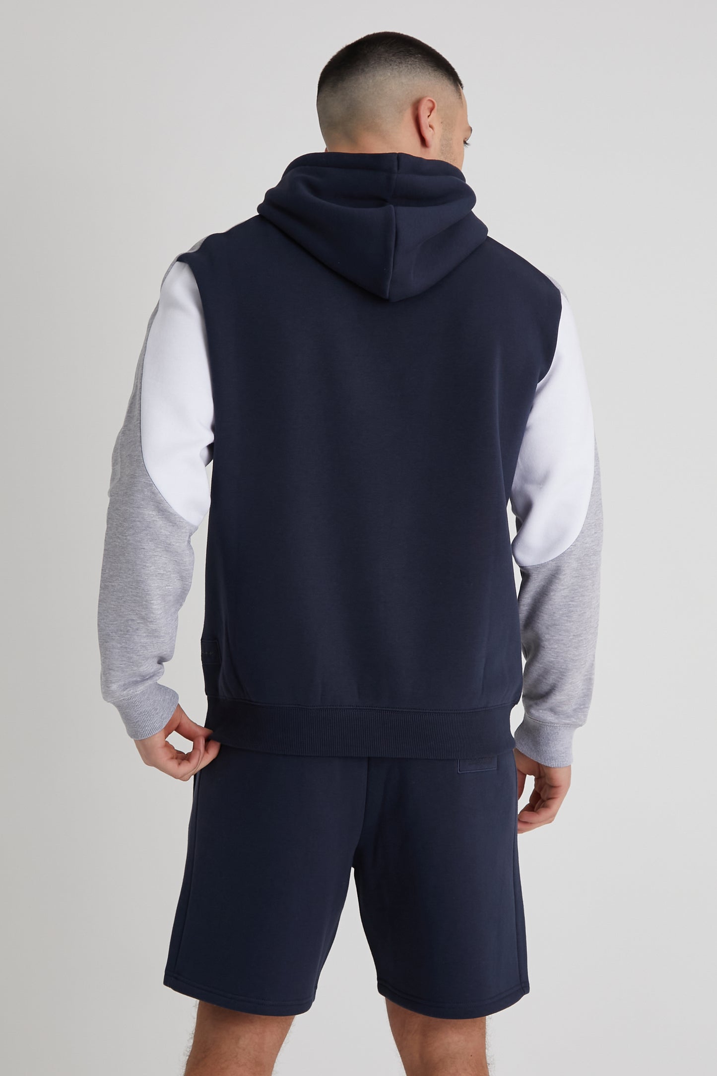 PARK premium cut & sew fleece hoodie in NAVY - DML Jeans 