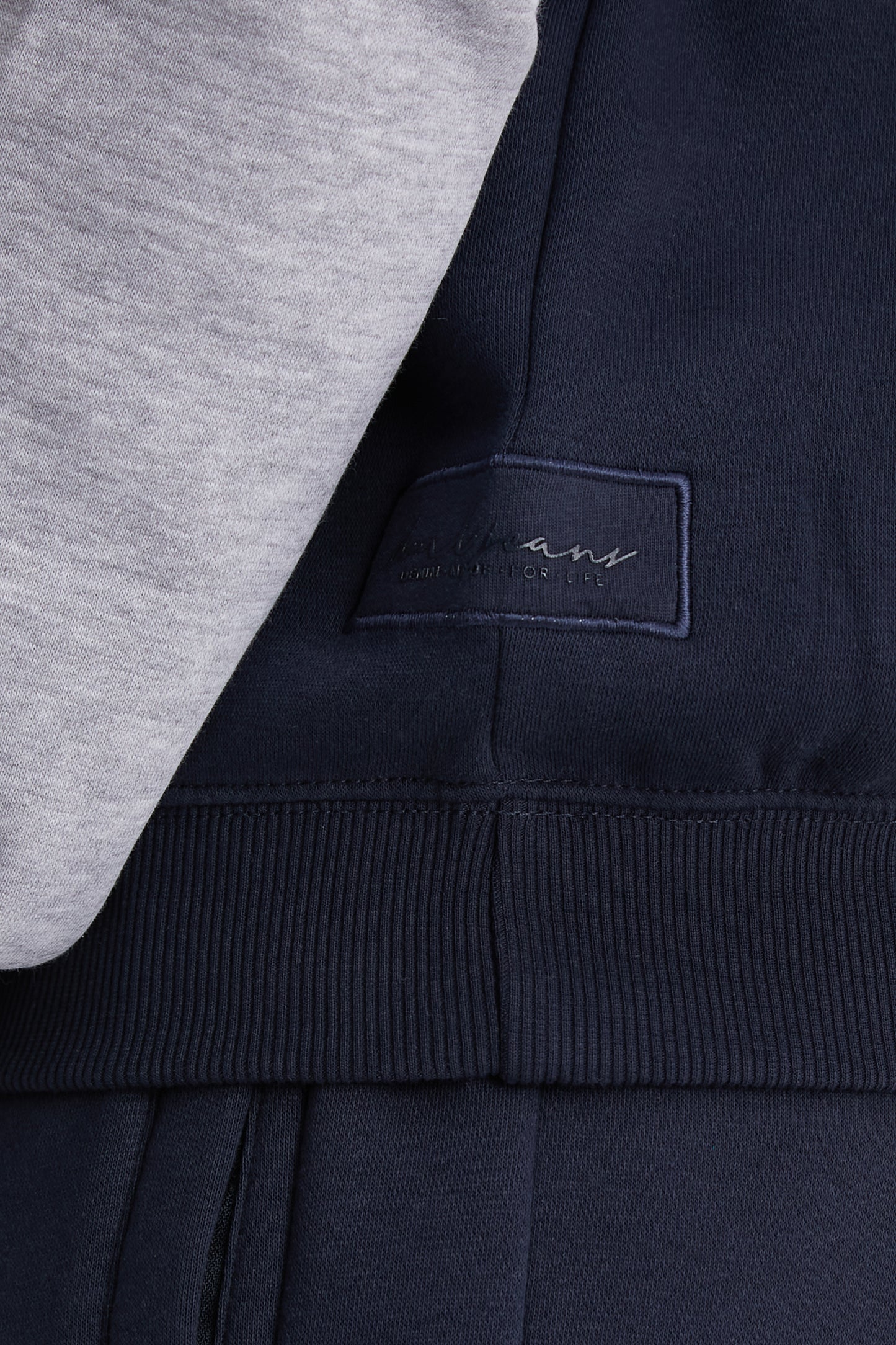 EZRA premium cut & sew fleece Sweat in NAVY - DML Jeans 