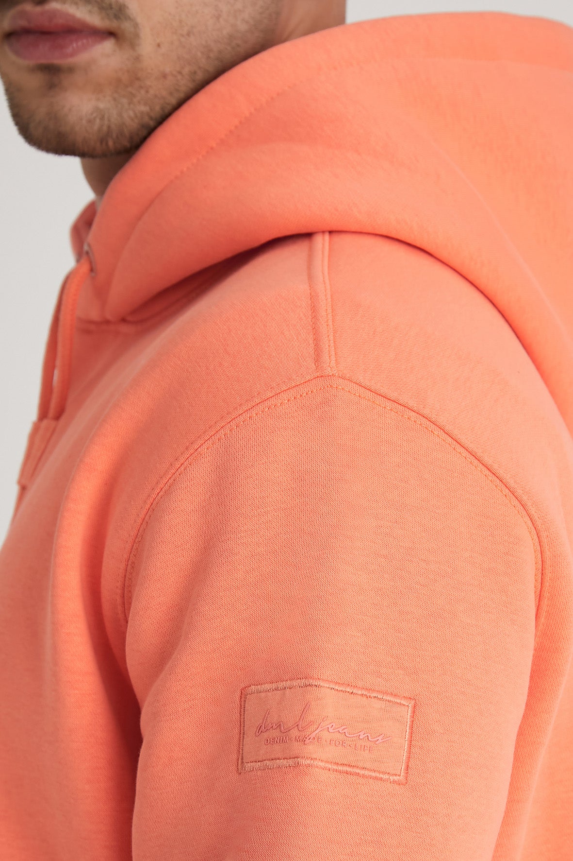 ALDO premium brushback fleece hoodie in SUNSET - DML Jeans 