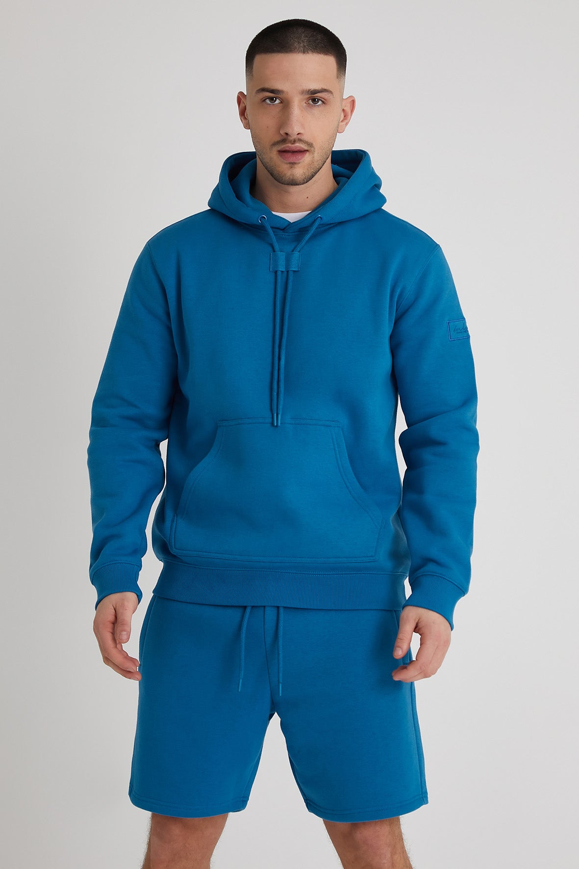 ALDO premium brushback fleece hoodie in ADMIRAL - DML Jeans 