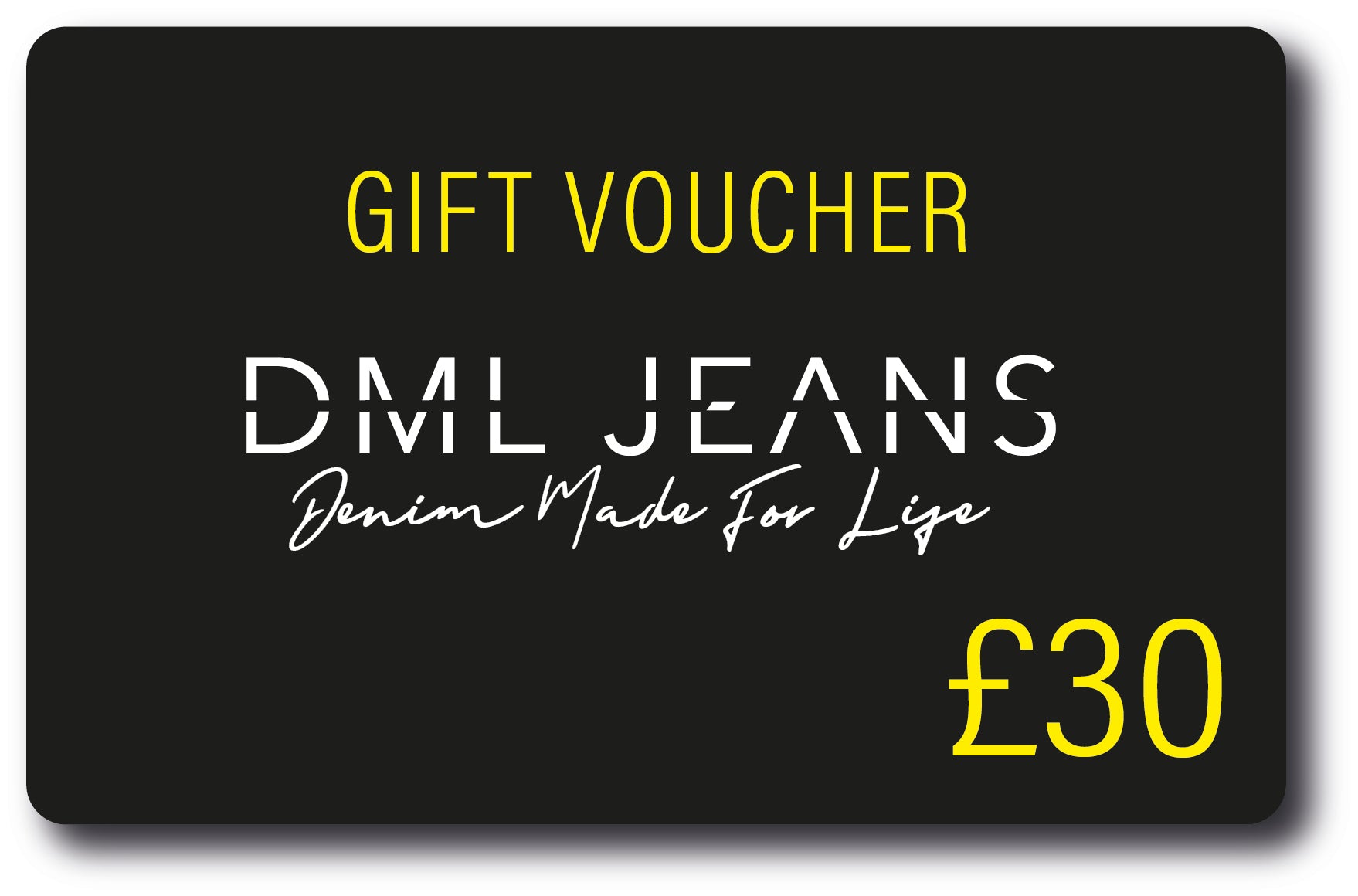 DML Gift Voucher - DML Jeans 